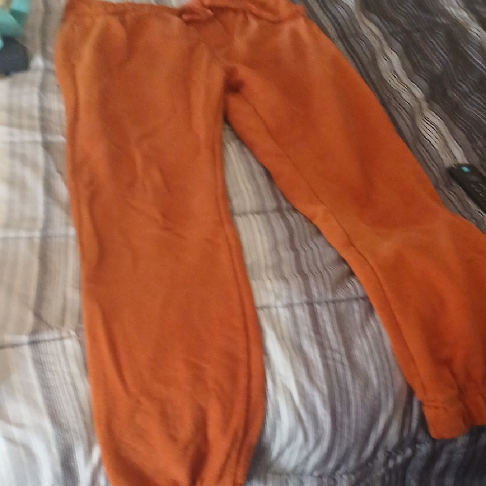 Rust Orange Sweatpants - Cozy Casual Joggers